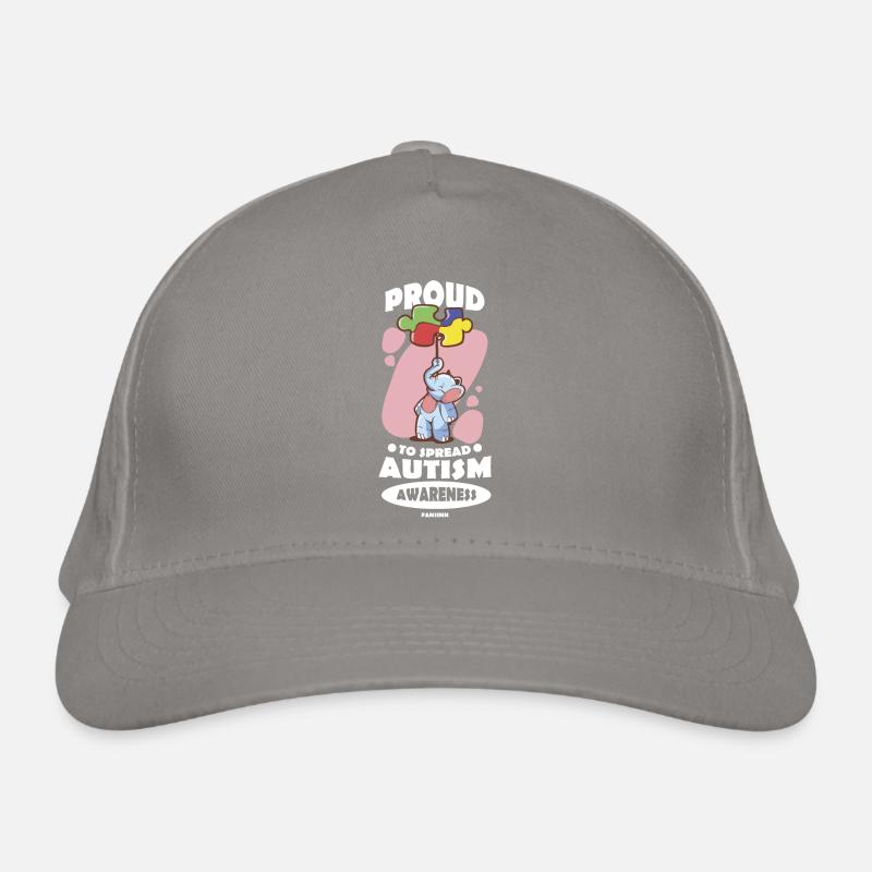 fier de sensibiliser le public à l’autisme Casquette classique bio