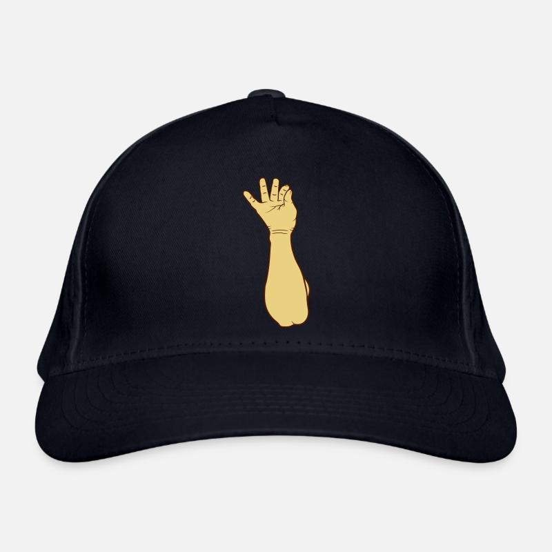 Salt sprinkle hand Organic Baseball Cap