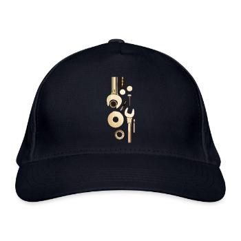 Werkzeug - Bio-Baseballkappe - Navy - Vorne