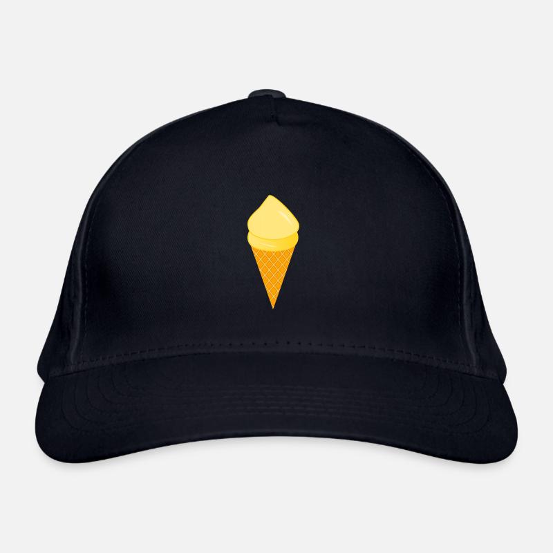Crème glacée Crème glacée à la vanille Casquette classique bio