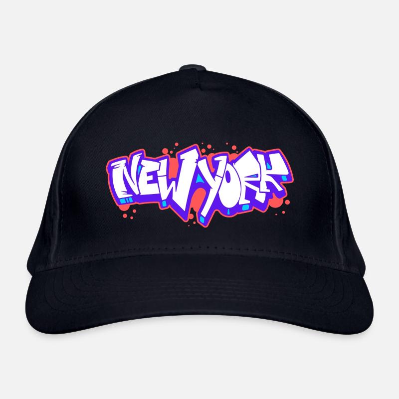 Graffiti horizontal de New York 1 Casquette classique bio