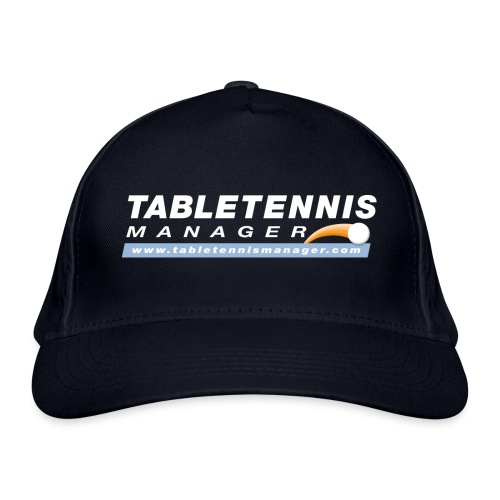 Table Tennis Manager weiss - Bio-Baseballkappe