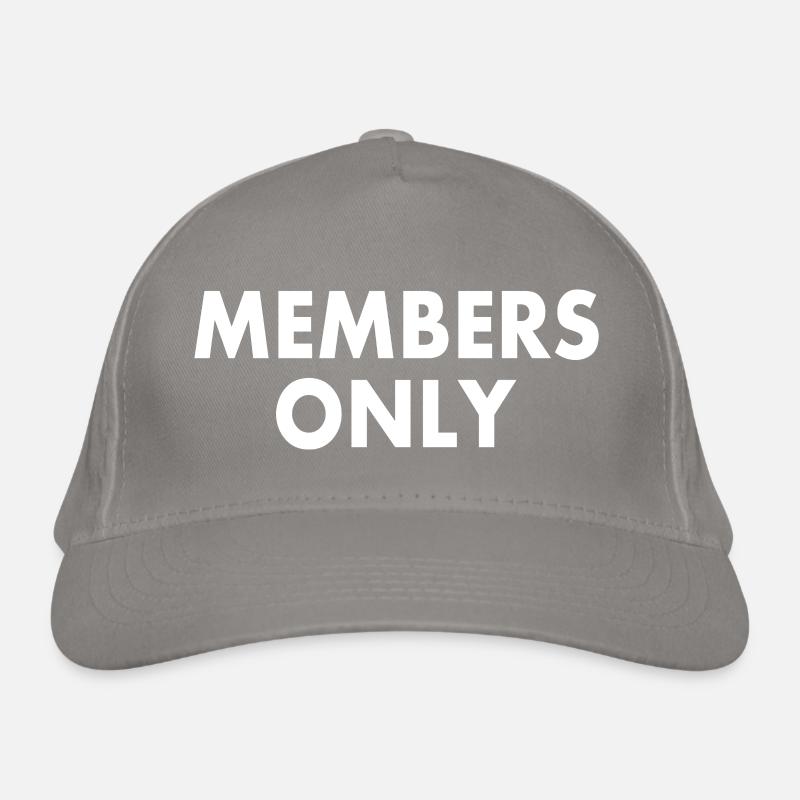 Members only Bio-Baseballkappe