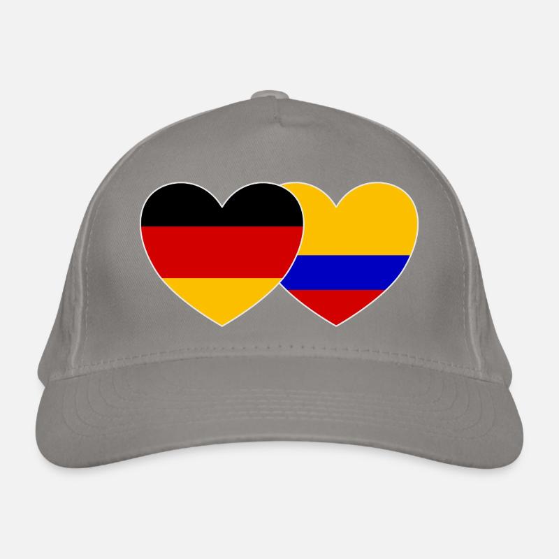 Germany Colombia Flag Organic Baseball Cap
