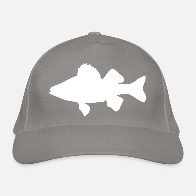 Perch white Organic Baseball Cap