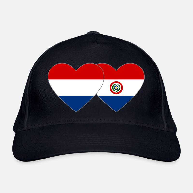Drapeau du cœur du Paraguay Casquette classique bio