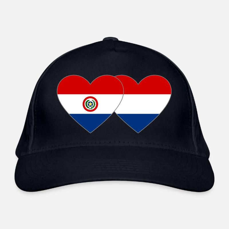 Paraguay Drapeau du cœur de Hollande Casquette classique bio