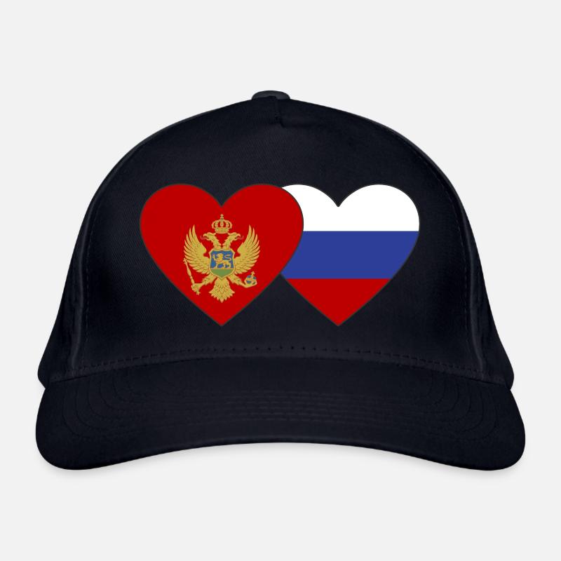 Monténégro Drapeau de la Russie Casquette classique bio