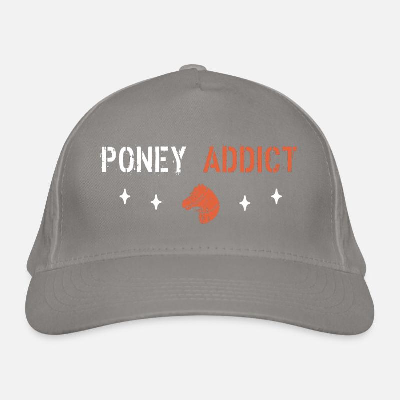 Poney addict Casquette classique bio