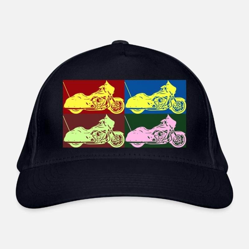 Motorcycle Biker Organic Baseball Cap