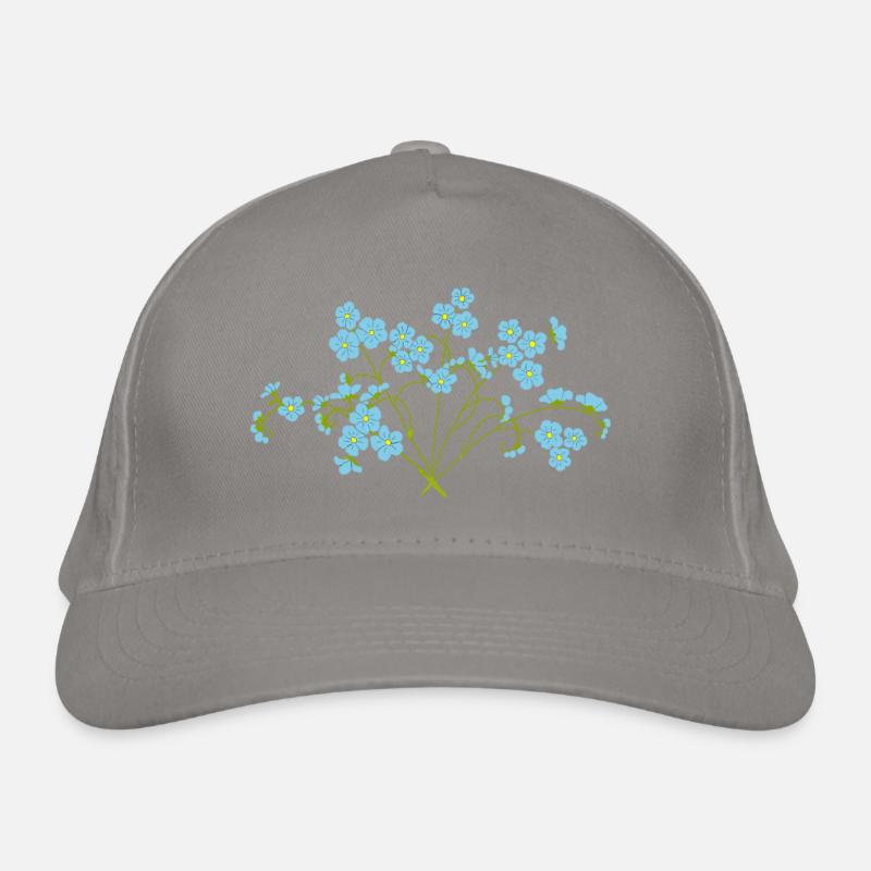 Forget Me Not Organic Baseball Cap