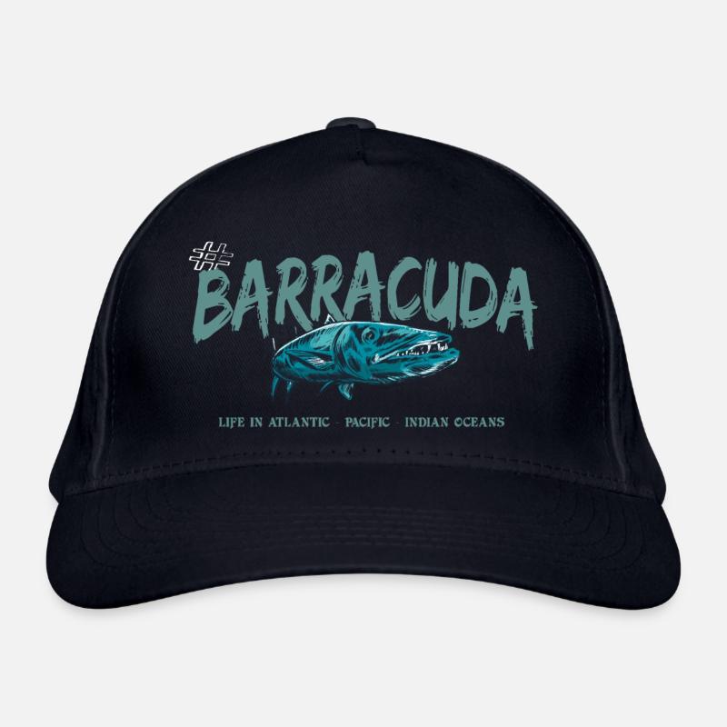 Poisson Barracuda Pêche en haute mer Casquette classique bio