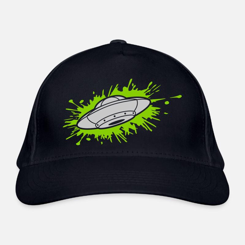 Gouttes de Color Splash UFO Aliens Casquette classique bio