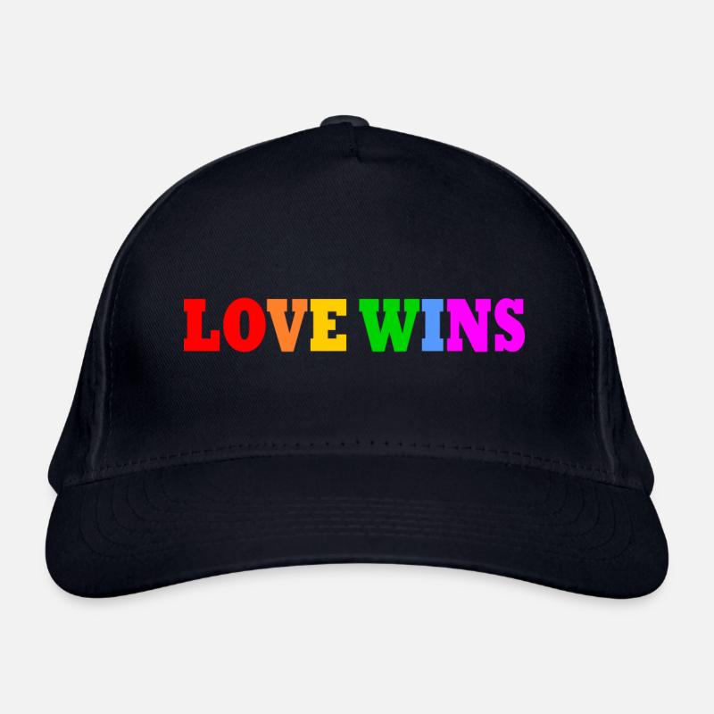 Love wins Organic Baseball Cap