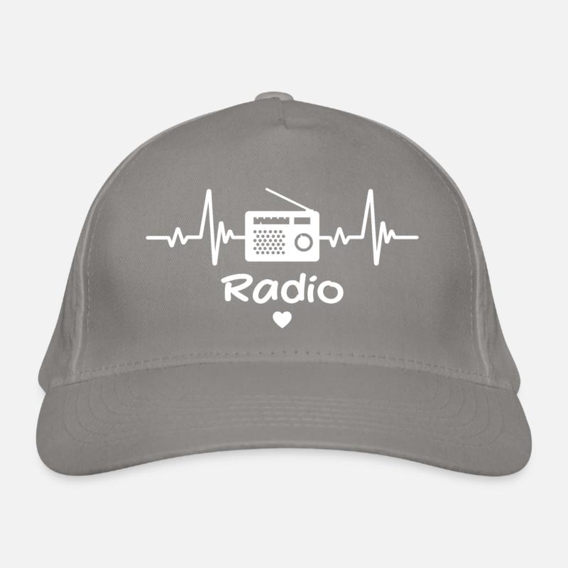 Radio Heartbeat Organic Baseball Cap