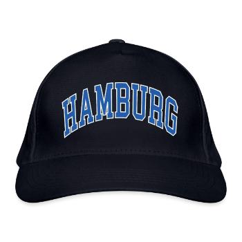 Hamburg - Bio-Baseballkappe - Navy - Vorne