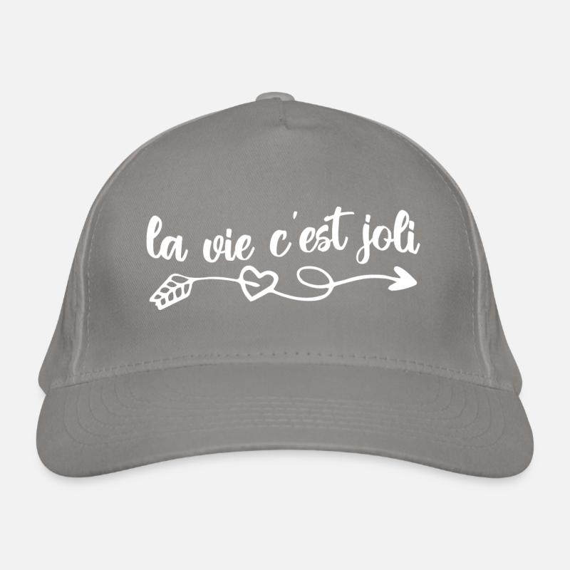 la vie c'est joli Casquette classique bio