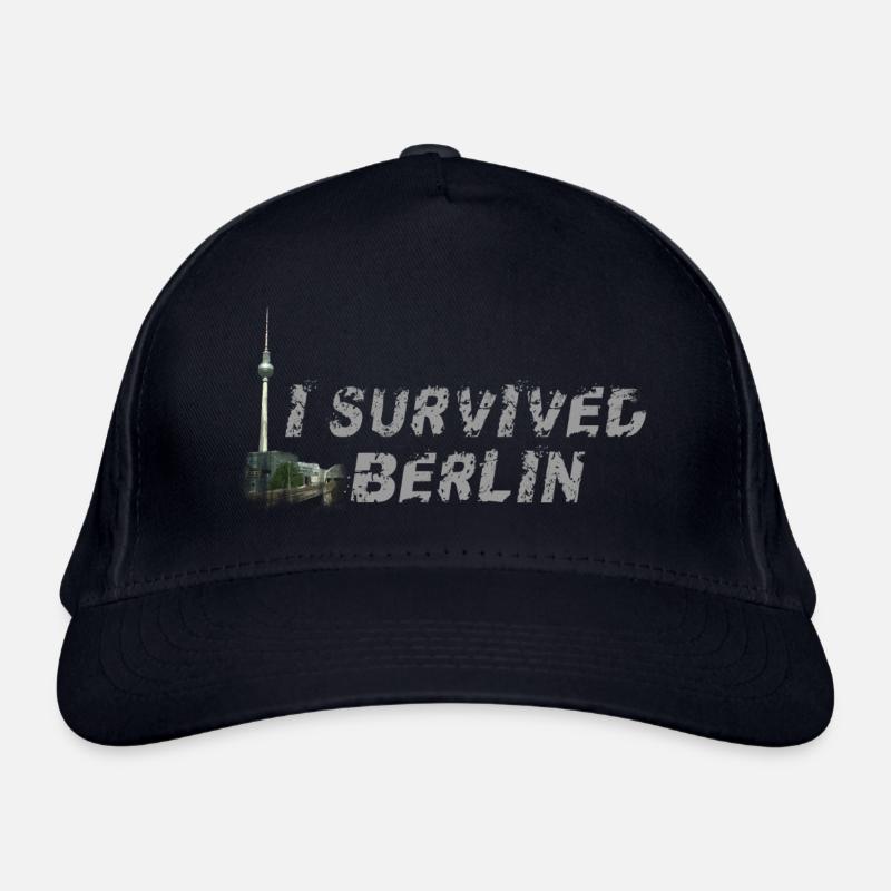 i survived berlin Organic Baseball Cap
