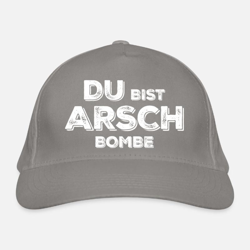 Du bist Arsch Bombe Bio-Baseballkappe