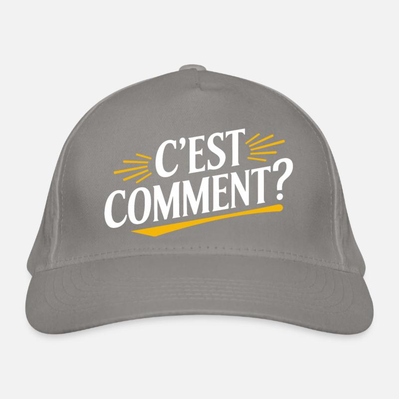 C'est comment ? Casquette classique bio