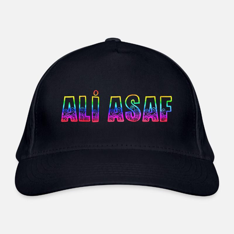 Ali Asaf RS Rainbow Organic Baseball Cap