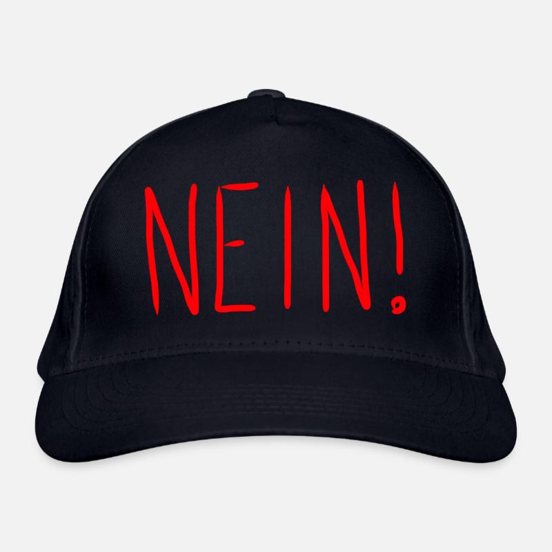 Nein! Bio-Baseballkappe