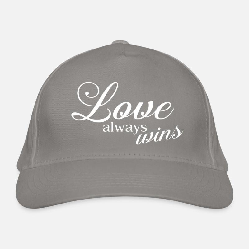 Statement - LOVE always wins 2 Bio-Baseballkappe