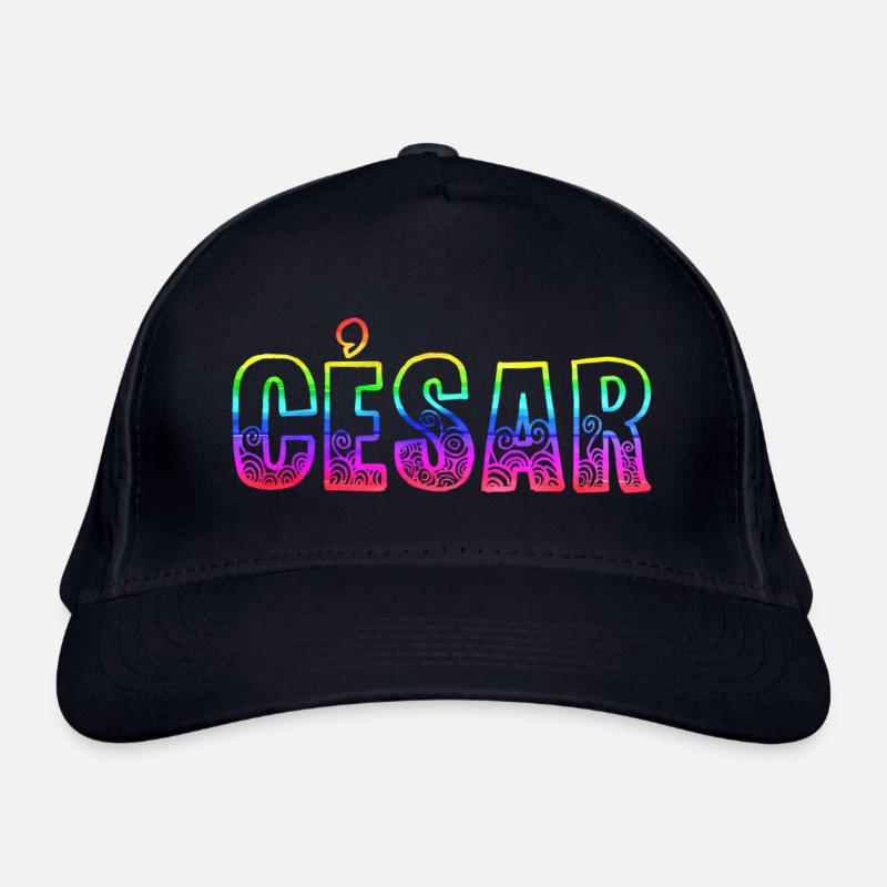 César RS Arc-en-ciel Casquette classique bio