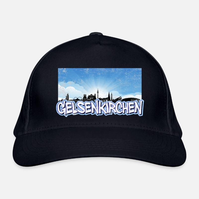 Gelsenkirchen Skyline Bio-Baseballkappe