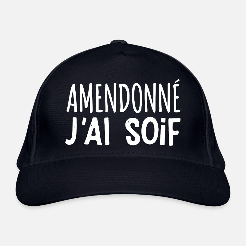 Amendonné j'ai soif Casquette classique bio