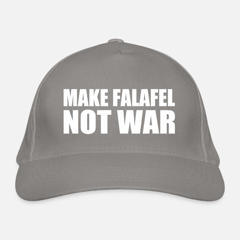 Make falafel not war Casquette classique bio