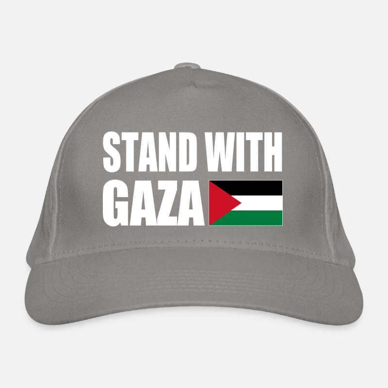 Stand with gaza Bio-Baseballkappe