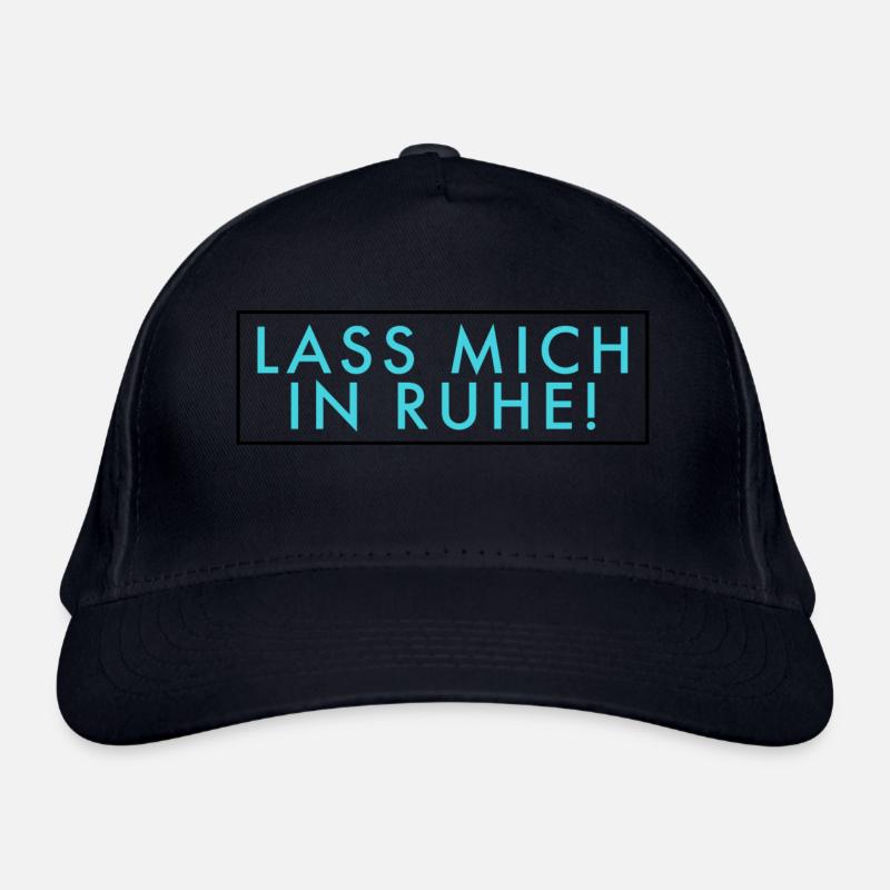 Lass mich in Ruhe Bio-Baseballkappe