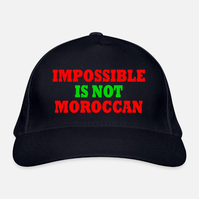 impossible is not moroccan - maroc Casquette classique bio
