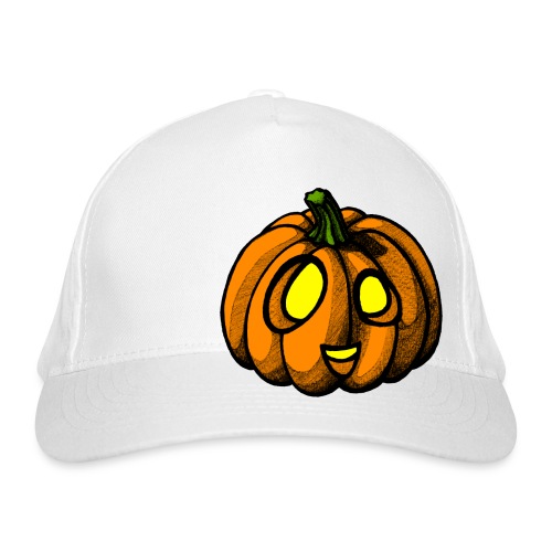Pumpkin Halloween scribblesirii - Ekologinen baseball-lippis