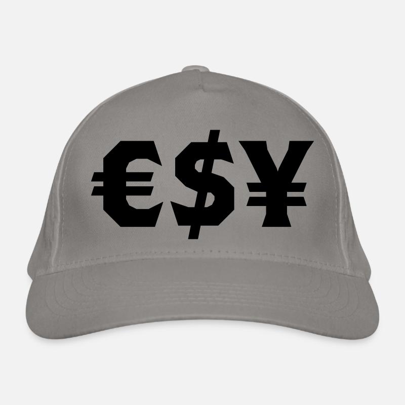 Euro Dollar Yen - Casquette classique bio - gris clair