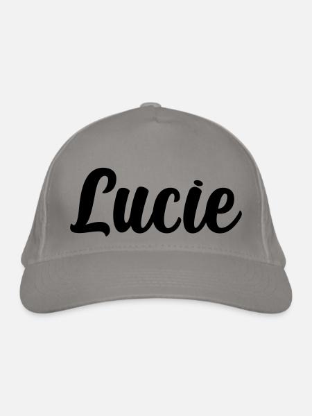 Lucie - Bio-Baseballkappe - Hellgrau