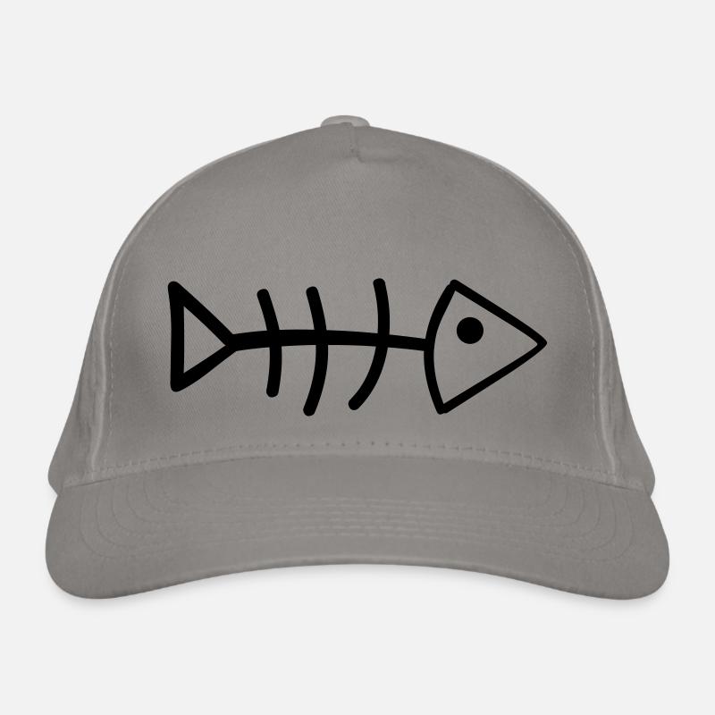 fischgraete Bio-Baseballkappe
