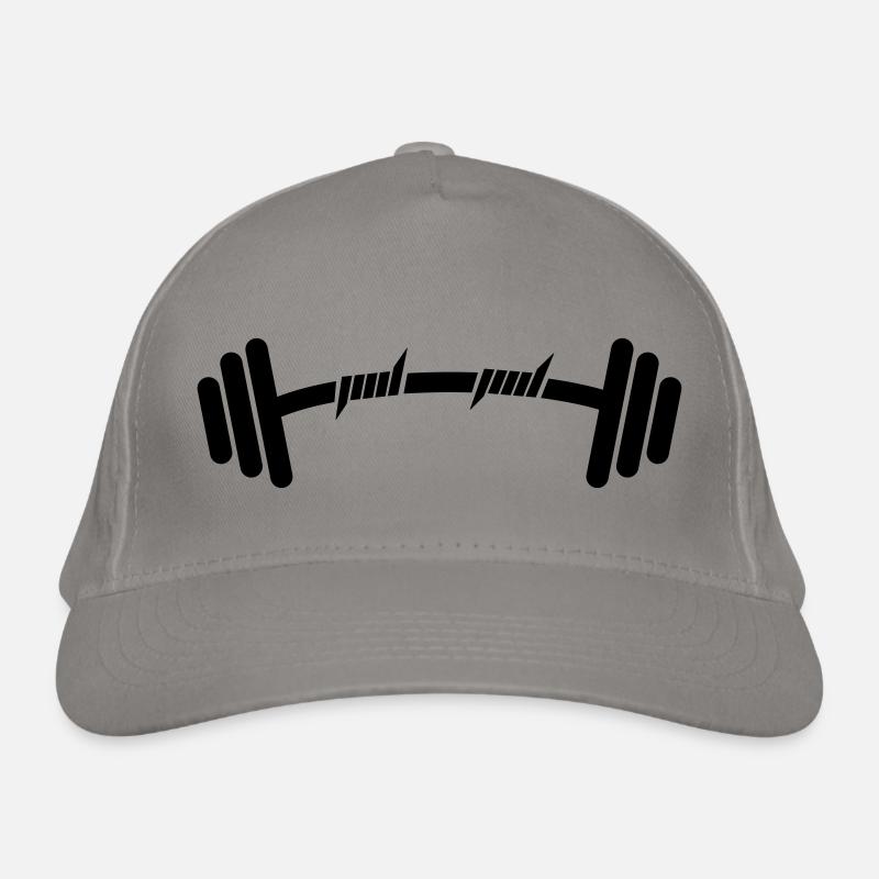 bodybuilder weight Organic Baseball Cap