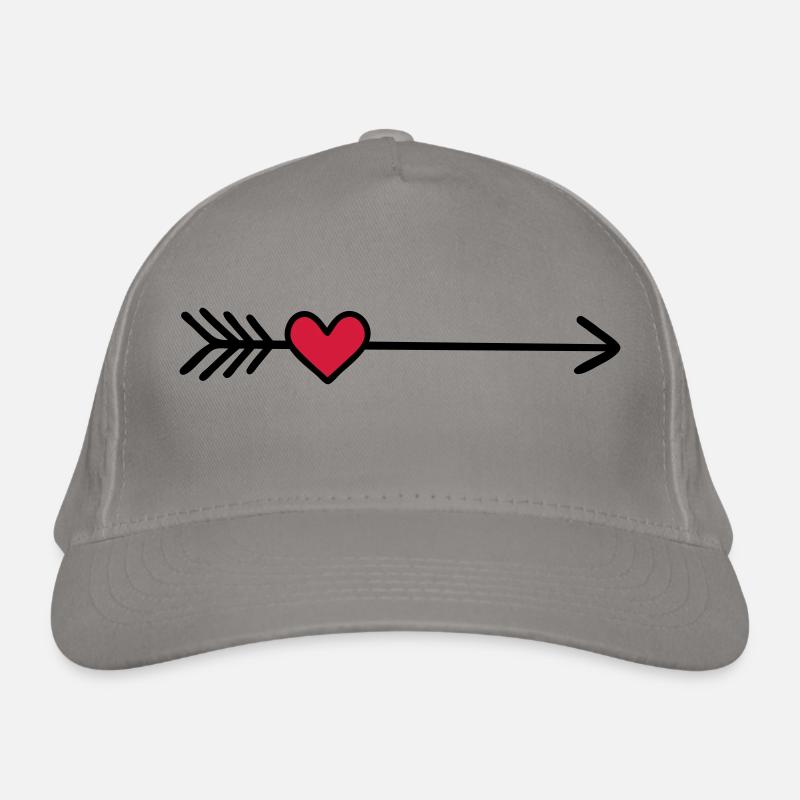 heart Organic Baseball Cap