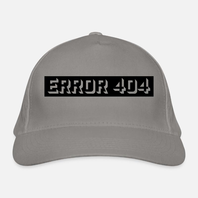 404 Meldung Error Computer Bio-Baseballkappe