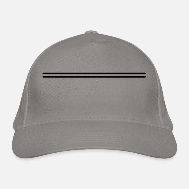 Doppelstrich Bio-Baseballkappe