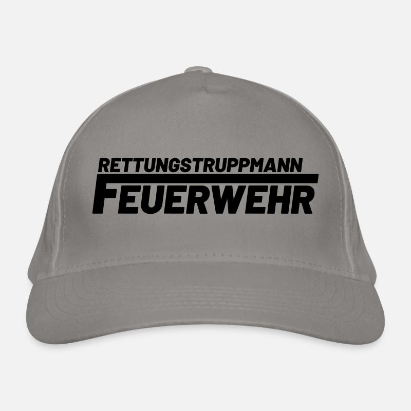 rettungstruppmann freiwillige feuerwehr Bio-Baseballkappe