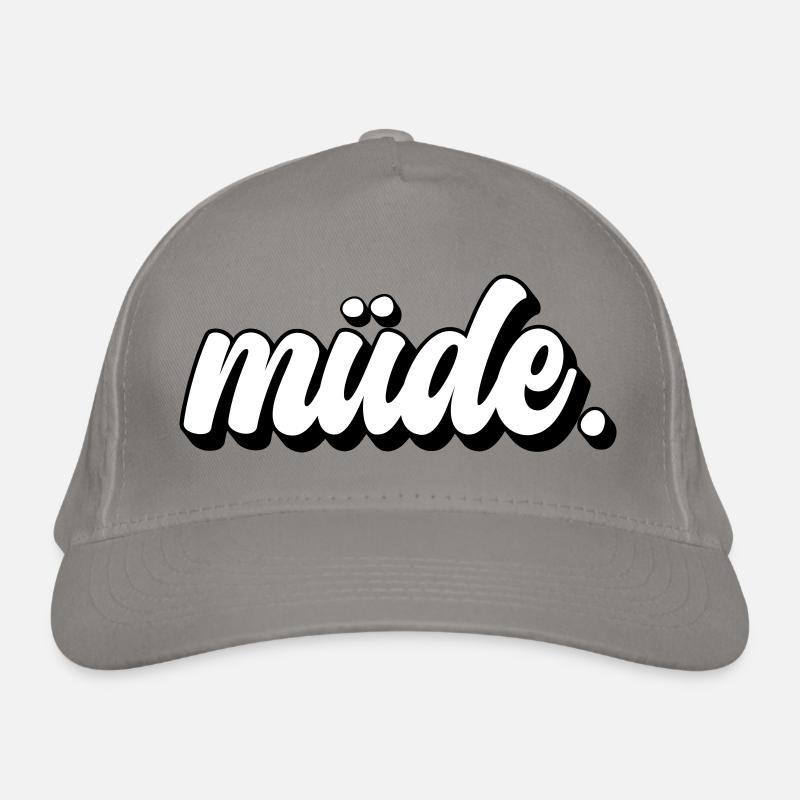 Müde Bio-Baseballkappe