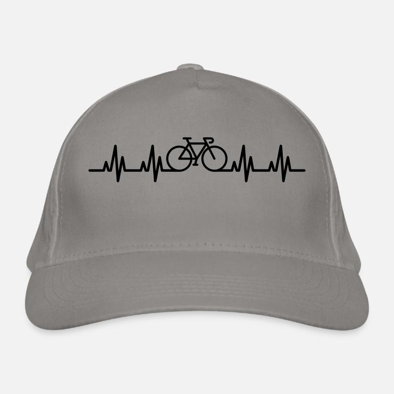 ECG Bicycle Organic Baseball Cap