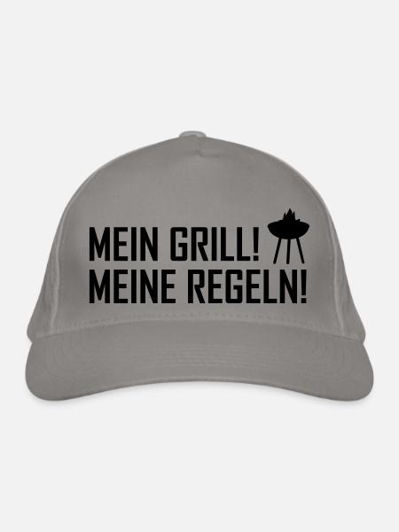 mein grill meine regeln - Organic Baseball Cap - light grey