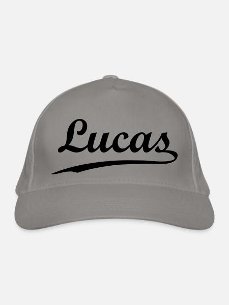 lucas - Organic Baseball Cap - light grey - Front