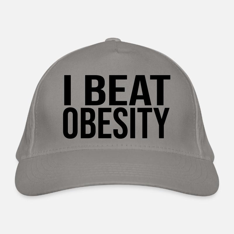 I Beat Obesity Organic Baseball Cap