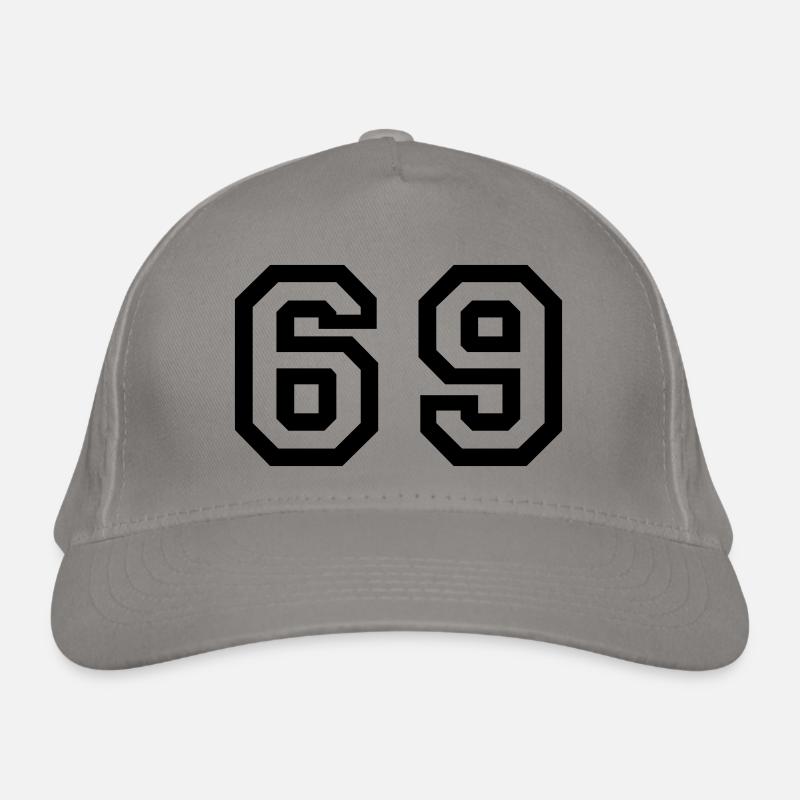 Number - 69 Organic Baseball Cap