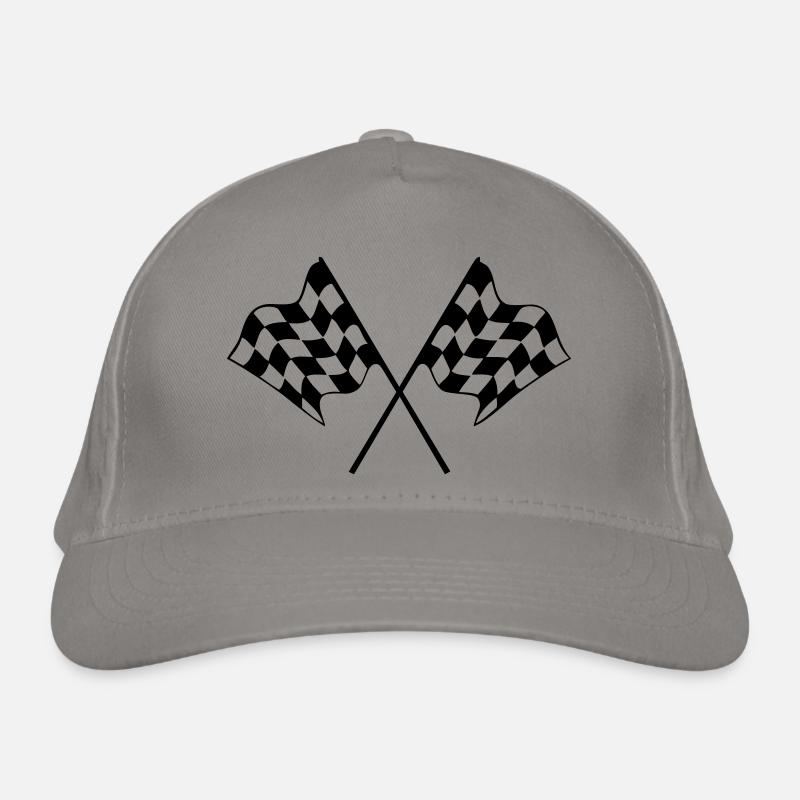 race flag Organic Baseball Cap